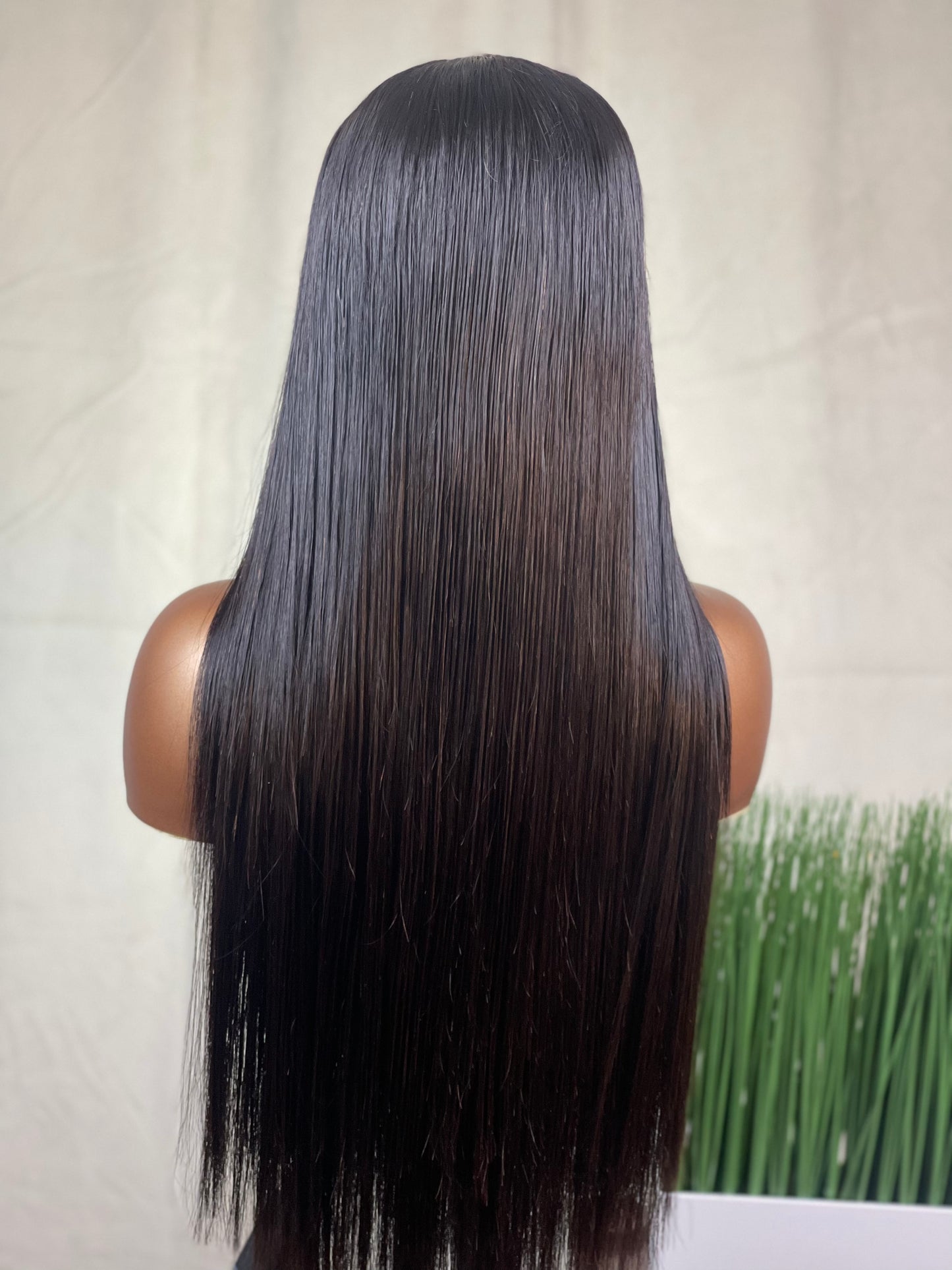 22” 300G Black bone straight w/ a closure/frontal