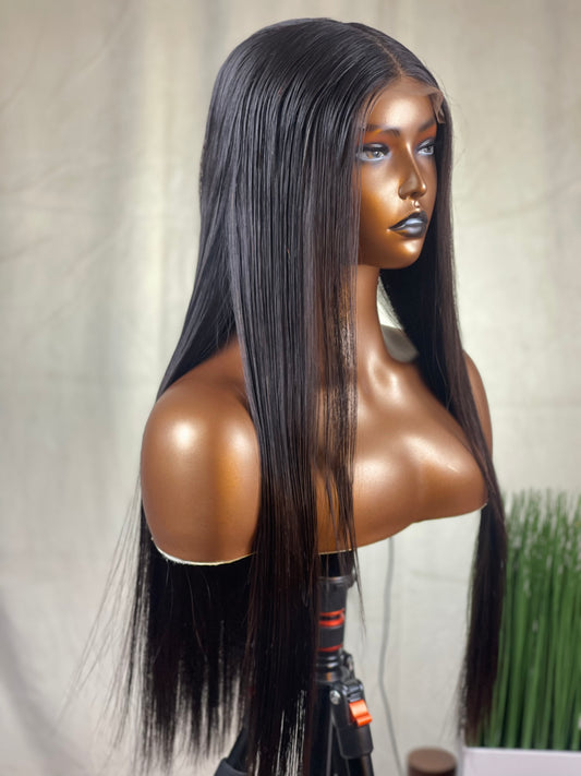 22” 300G Black bone straight w/ a closure/frontal